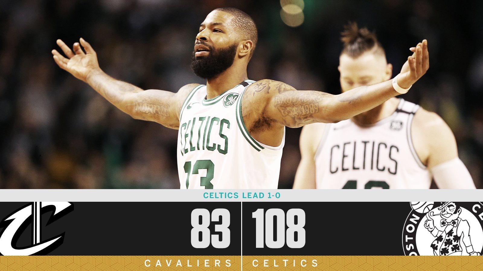 绿军主场力克魔术，复出詹姆斯提交28分数据